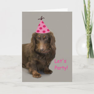 Dachshund Birthday Card by Focus for a Cause