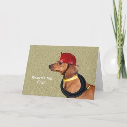 Dachshund Birthday Card by Focus for a Cause