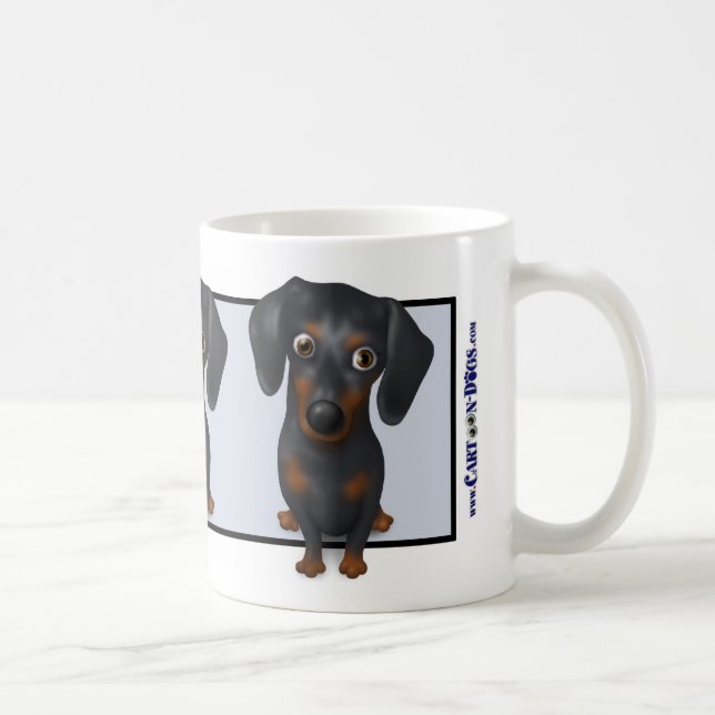Dachshund (Black and Tan) Mug (Right)
