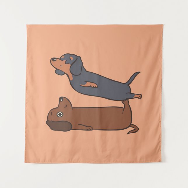 Dachshund blanket|Dachshund Mama Funny|Dachshund  Tapestry (Front)