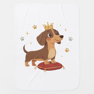 Dachshund Blanket Royal Duke Cute Wiener Dog Gift