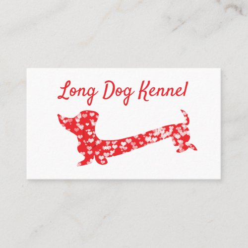 Dachshund Breeder Business Card