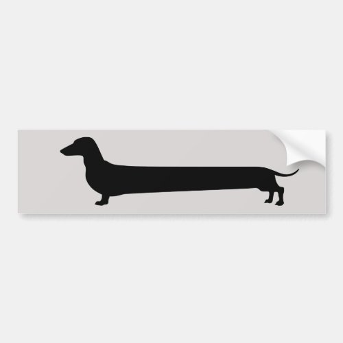 Dachshund bumper sticker