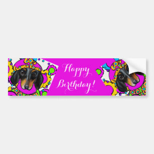 DACHSHUND BUMPER STICKER