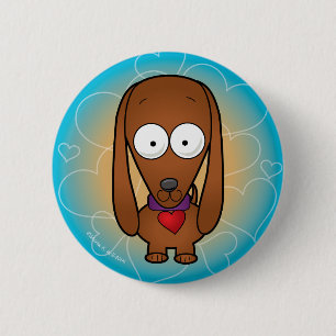 Dachshund Button