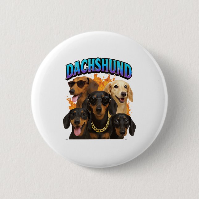 Dachshund  button (Front)