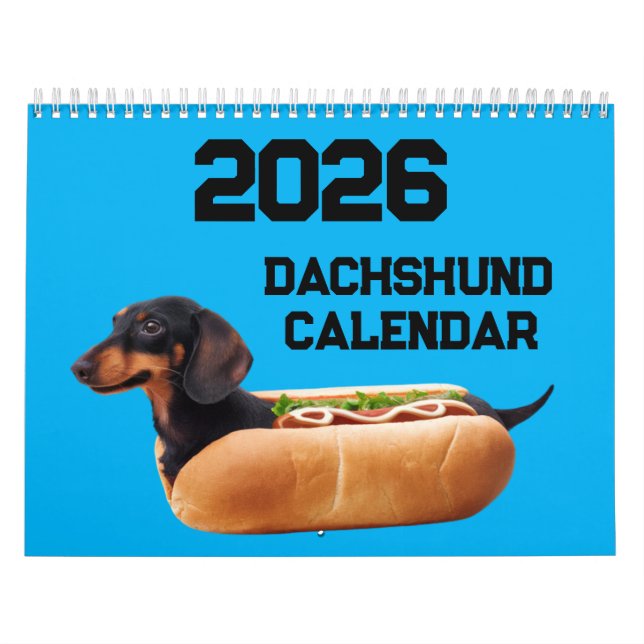 Dachshund Calendar (Cover)