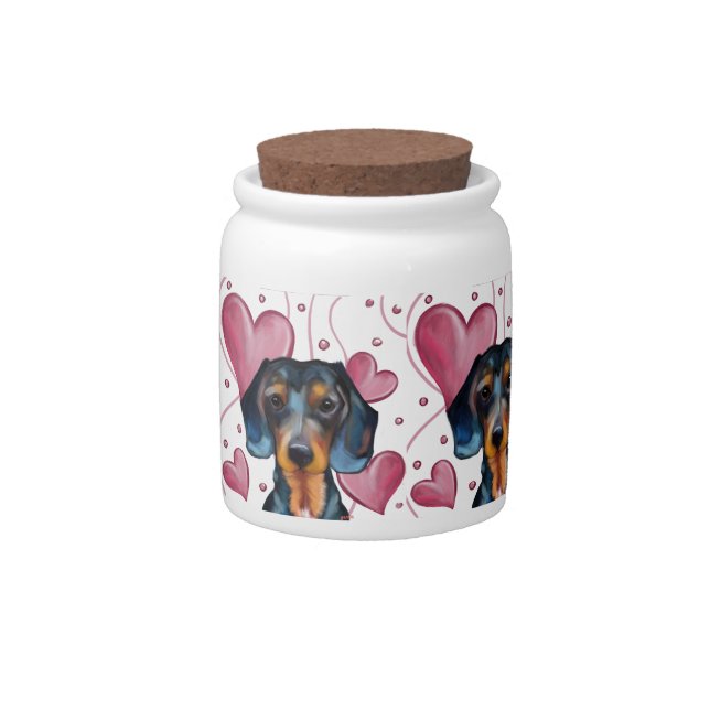  Dachshund   Candy Jar (Front)