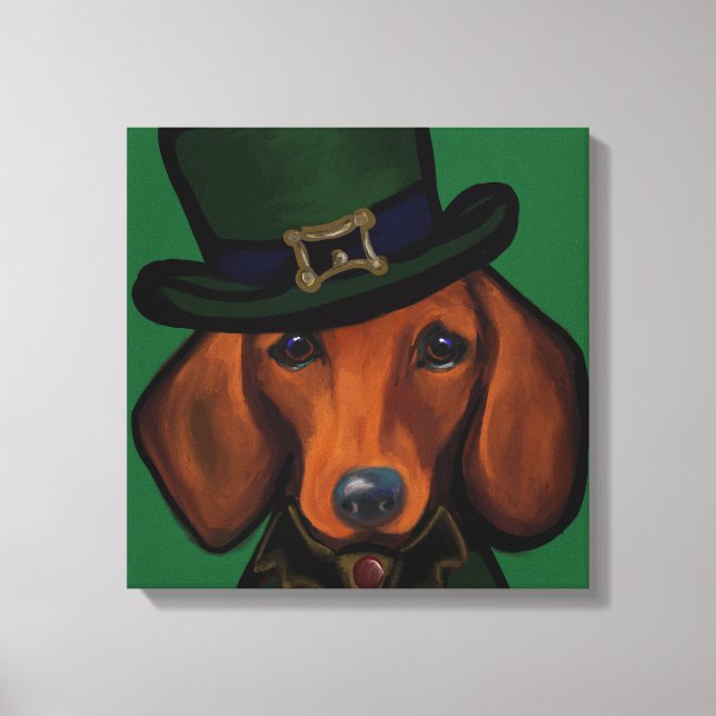 DACHSHUND  CANVAS PRINT (Front)