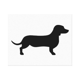 Dachshund Wrapped Canvas Prints | Zazzle