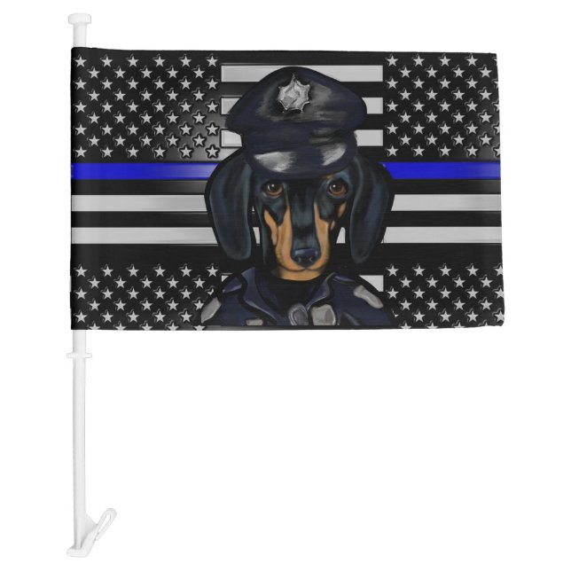 DACHSHUND  CAR FLAG (Front)