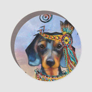 DACHSHUND   CAR MAGNET