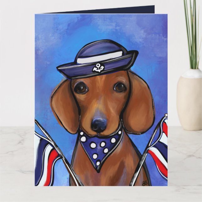 Dachshund    card (Front)