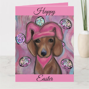Dachshund card