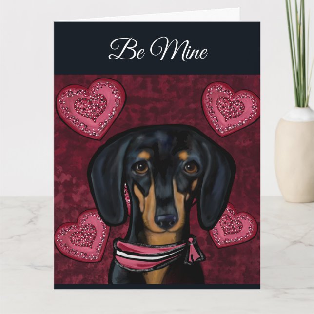 DACHSHUND  CARD (Front)