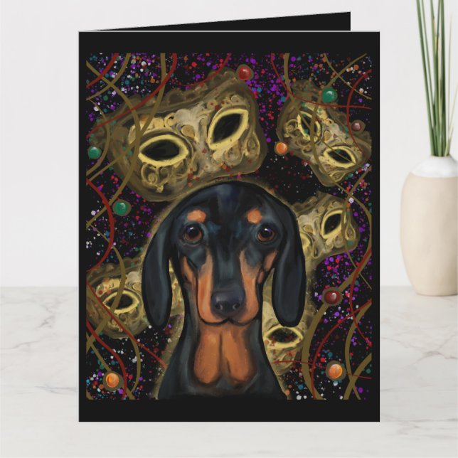 Dachshund          card (Front)