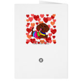 Dachshund Cartoon 1 Hearts (Back)