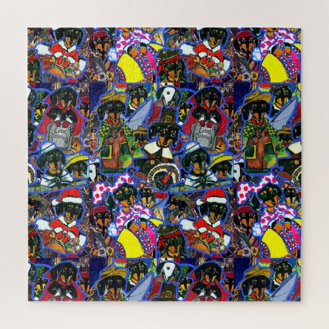  Dachshund  Cartoons Jigsaw Puzzle (Vertical)