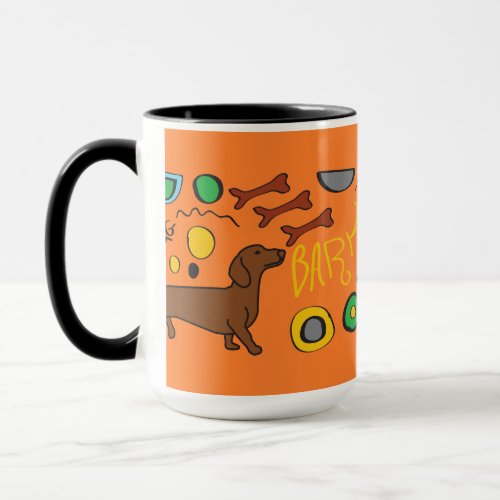 Dachshund Ceramic Mug Cup