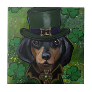 Dachshund  ceramic tile