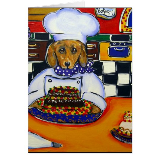 Dachshund Chef Cards (Front)