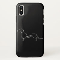 Dachshund Chiweenie Wiener Dog Love Art Sketch