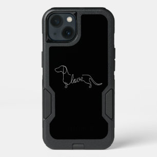 Dachshund Chiweenie Wiener Dog Love Art Sketch iPhone 13 Case