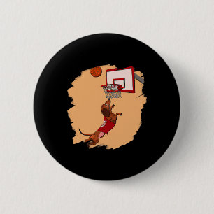 Dachshund Chiweenie Wiener Dog Playing Bysketbyll Button