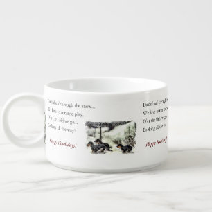 Dachshund Christmas Bowl