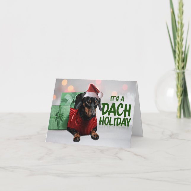 Dachshund Christmas Cards (Front)