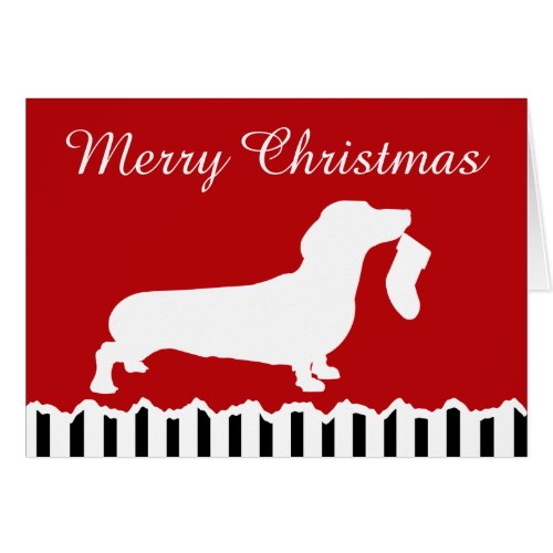 Dachshund Christmas Cards