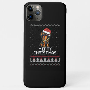 Dachshund Christmas iPhone 11 Pro Max Case