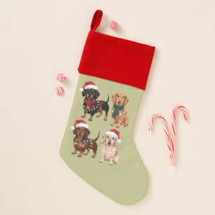 Dachshund Christmas Dog Mom Lover Xmas Gift Stocking