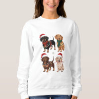 Dachshund Christmas Dog Mom Lover Xmas Gift