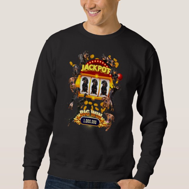 Dachshund  Christmas For Kids Teen Adult Love Dach Sweatshirt (Front)