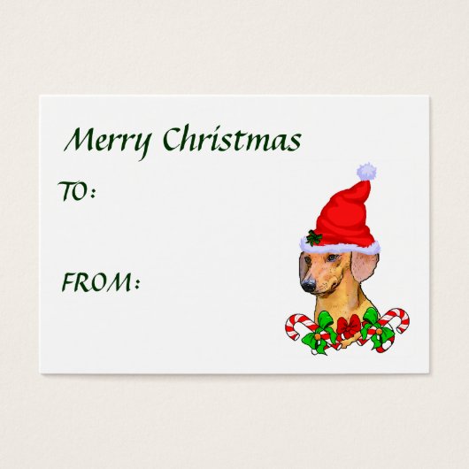 Dachshund Christmas Gifts (Front)