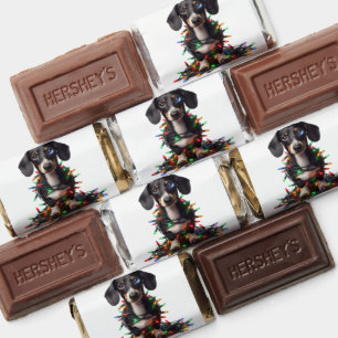 Dachshund Christmas Hershey's Miniatures