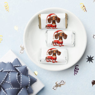 Dachshund Christmas Hershey's Miniatures