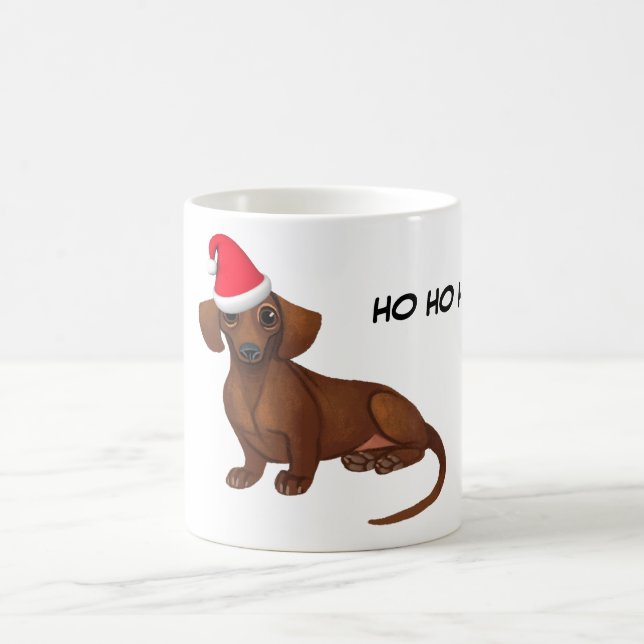 Dachshund Christmas Mug (Center)