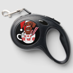 Dachshund Christmas Mustache Coffee Mug Classic T- Retractable Pet Leash