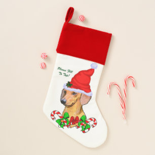Dachshund Christmas Stocking
