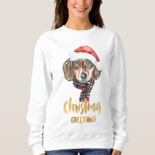Dachshund Christmas Sweatshirt