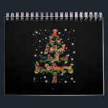 Dachshund Christmas Tree Covered By Flashlight Calendar<br><div class="desc">Dachshund Christmas Tree Covered By Flashlight</div>