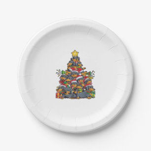 Dachshund Christmas Tree Dog Santa Xmas Boys Girls Paper Plates