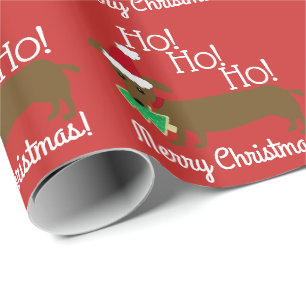 Dachshund Christmas Wrapping Paper