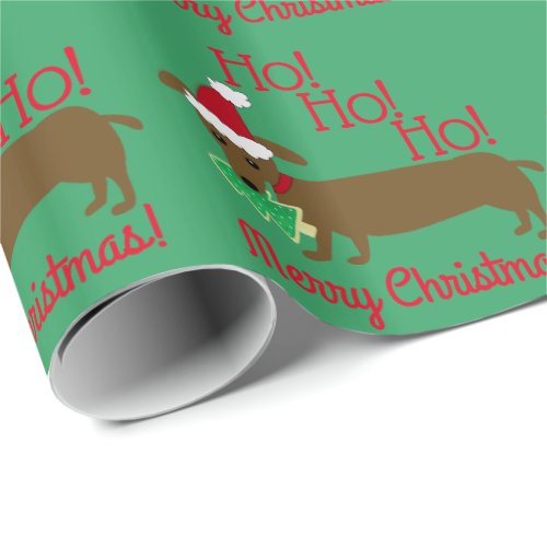 Dachshund Christmas Wrapping Paper