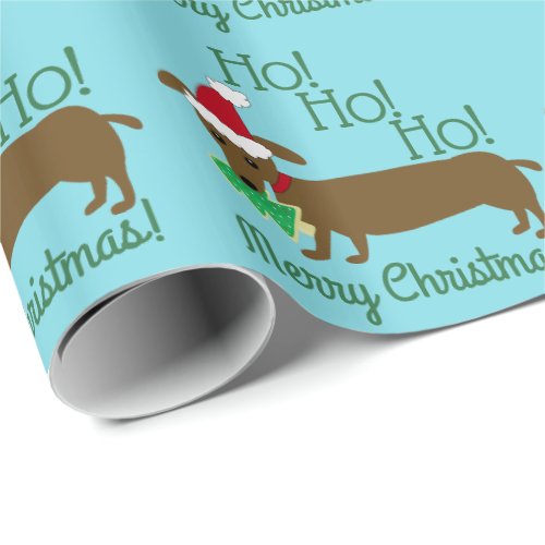 Dachshund Christmas Wrapping Paper