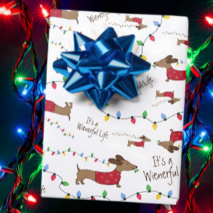 Dachshund Christmas Wrapping Paper Variety Set