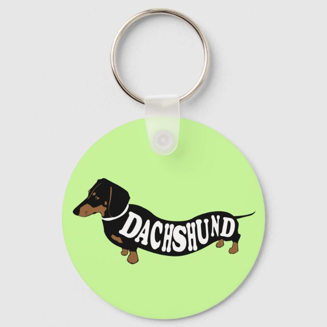 dachshund_clean keychain (Front)