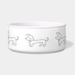 Dachshund Clipart Bowl<br><div class="desc">Dachshund Clipart dog bowl</div>